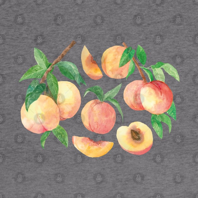 Summer Peaches Cottagecore by uncommontee